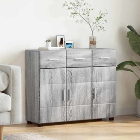 vidaXL Πλαϊνό γραφείο FLORIN 88,5 x 30,5 x 73 εκ Γκρίζο Σονομα