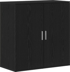 vidaXL Πλαϊνό γραφείο Μαύρη Οξυά 79 x 38 x 80 εκ. Επεξεργασμένο ξύλο