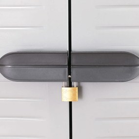 vidaXL Πλαστικό Ντουλάπι 65 x 45 x 181 εκ.