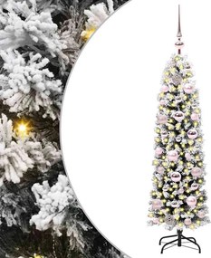 vidaXL Τεχνητό Χριστουγεννιάτικο Δέντρο με 150 LED Πράσινο 120 cm