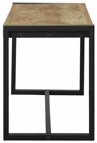 vidaXL Παγκάκι Καφέ 100 x 35 x 45 εκ. Μασίφ ξύλο μάνγκο