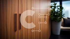 Intra Συλλεκτικό Ξύλινο Παζλ Plywood  4mm - Ξύλινο ντουλάπι με πόρτες σε δωμάτιο με φυσικό φως Σε Ξύλινο Κουτί - Διαστάσεις Puzzle: 10x10 cm – 25 κομμάτια