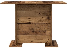 vidaXL Τραπέζι Φαγητού από Παλιό Ξύλο 110x60x75 εκ Επεξεργασμένο Ξύλο