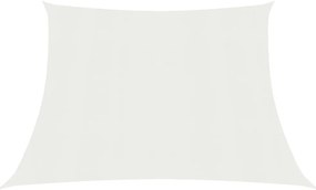 vidaXL Πανί Σκίασης Λευκό 4/5 x 3 μ. από HDPE 160 γρ./μ²