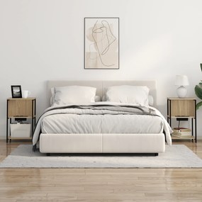 vidaXL Κομοδίνο Sonoma Δρυς 38 x 31 x 61 εκ Επεξεργασμένο ξύλο