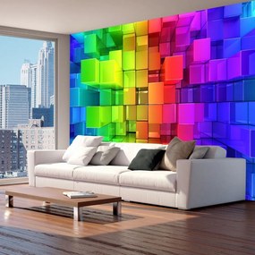 Αυτοκόλλητη φωτοταπετσαρία - Colour jigsaw - 245x175
