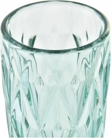 Ποτήρι Κρασί DKD Home Decor Τυρκουάζ Κρυστάλλινο 150 ml