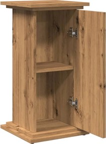 vidaXL Βάση Οθόνης με Αποθ. Αρτισιανή Δρυς 31x30x60 εκ Επεξεργ. Ξύλο