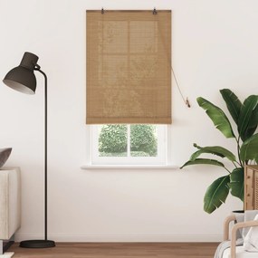 vidaXL Ρολά και Σκίες Παραθύρων Ανοιχτό καφέ 80 x 220 cm Μπαμπού