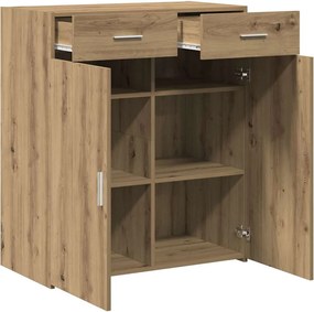 vidaXL Ντουλάπι αποθήκευσης artisan δρυς 80 x 42.5 x 93.5 εκ.