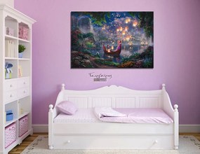 Παιδικός πίνακας σε καμβά Ραπουνζέλ KNV036 65cm x 95cm