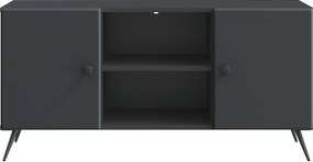 vidaXL Ντουλάπι TV 102 x 34,5 x 50 εκ. Μαύρο Επεξεργασμένο Ξύλο