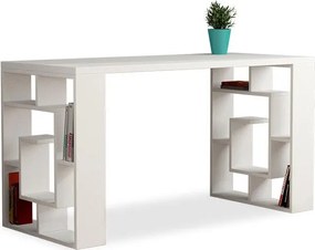 Γραφείο Labirent λευκό 140x60x75εκ 140x60x75 εκ.