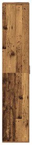 vidaXL Highboard Παλιό Ξύλο 60 x 35 x 180 εκατοστά Επεξεργασμένο ξύλο