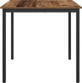 vidaXL Τραπεζαρίες 80 x 80 x 75 cm ΜΕΤΑΛΛΟ τετράγωνο