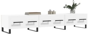 vidaXL Έπιπλο Τηλεόρασης Λευκό 150x36x30 εκ. από Επεξεργασμένο Ξύλο