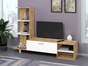 Σύνθετο Σαλονιού DAKAR ρουστίκ/λευκό 161x42x117