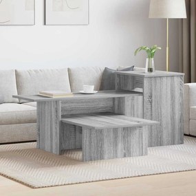 vidaXL Τραπέζι κονσόλας Γκρίζο Σονομα 91,5 x 35 x 38,5 εκ