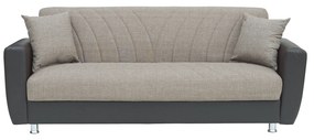 Καναπές Κρεβάτι Τριθέσιος ArteLibre JUAN Καφέ/Μπεζ 210x84x86cm
