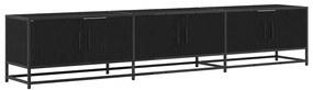 vidaXL Ντουλάπι TV Μαύρη δρυς 210 x 35 x 41 εκ Επεξεργασμένο ξύλο