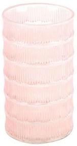 Βάζο Γυάλινο Nicola 013.773339 12x13,5cm Pink Glass