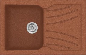 Sanitec Classic 337 (86×50) - Γρανιτένιος νεροχύτης - Granite TERRACOTTA