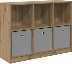 vidaXL Πλαϊνό γραφείο Artisan Oak 102 x 32 x 73,5 εκ