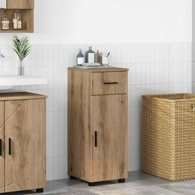vidaXL Ντουλάπι Μπάνιου με συρτάρι artisan δρυς 30 x 35 x 80 εκ