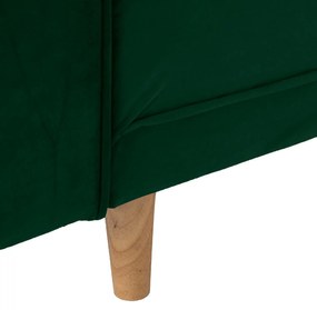Καναπές - Κρεβάτι Salvador Βελούδο Κυπαρισσί 223x90x80Y εκ. 223x90x80 εκ.