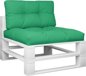 vidaXL Μαξιλάρια Παλέτας 2 τεμ. Πράσινα Υφασμάτινα