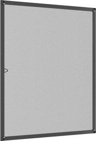 vidaXL Σκηνίδα Εντόμων Για Παράθυρα Ανθρακί 110 x 130 cm