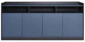 Ντουλάπι Advance ΕΟ826 169x40x80cm Wallnut-Grey