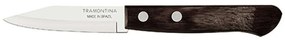 Μαχαίρι Ξεφλουδίσματος 020.21118.193 7,5cm Inox-Brown Ατσάλι,Polywood
