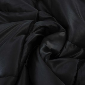 vidaXL Κουβέρτα ολόκληρου του χρόνου Μαύρο 155 x 220 cm