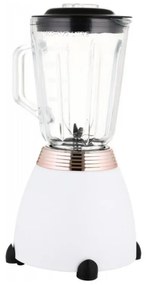 Μπλέντερ Laretti LR-FP7310, 500W, 1.5 l, Ανοξείδωτες λεπίδες, 2 ταχύτητες + παλμός, Μηχανισμός κλειδώματος, Λευκό