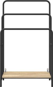 vidaXL Ράφι Ρούχων Δρύς Sonoma 60 x 30 x 100,5 εκ Επεξεργασμένο ξύλο