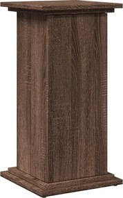 vidaXL Βάση Οθόνης με Αποθ. Καφέ Δρυς 31x30x60 εκ. Επεξεργασμένο Ξύλο