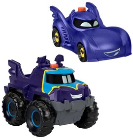 Οχήματα (Σετ 2Τμχ) Fisher-Price HMl25 Dc Batwheels Light-Up Racers Purple Mattel