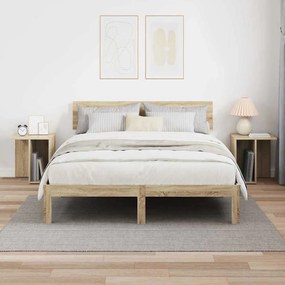 vidaXL End Table 2 pcs Δρύς Sonoma 37 x 32 x 40 εκ Επεξεργασμένο ξύλο