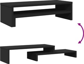 vidaXL Βάση Οθόνης Μαύρο 54x22x15 εκ. από Επεξεργασμένο Ξύλο