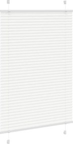 vidaXL Πλισέ περσίδα Λευκό 85x150 cm Πλάτος υφάσματος 84,4 cm