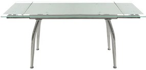 Σετ τραπεζαρίας C10011.01 5τμχ με Τραπέζι LOCA 120x80x75εκ. &amp; Καρέκλες KIM Λευκές