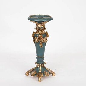 ΚΗΡΟΠΗΓΙΟ ΠΟΛΥΡΕΣΙΝ ΧΡΥΣΟ - ΠΡΑΣΙΝΟ 10.5x10.5x27cm|752-26042