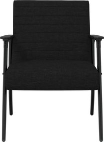 vidaXL Πολυθρόνα Μαύρο 59 x 75 x 78 εκ ύφασμα