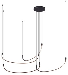 Φωτιστικό Κρεμαστό Ø180xΗ180cm Led 100w 3000K 5600lm Πέντε Κούρμπες PDC 566-4 ARlight 0104593