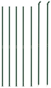 Συρματόπλεγμα Περίφραξης Πράσινο 2x10 μ. με Βάσεις Φλάντζα - Πράσινο