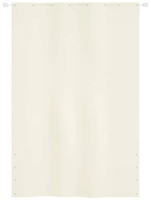 vidaXL Διαχωριστικό Βεράντας Κρεμ 160 x 240 εκ. Ύφασμα Oxford