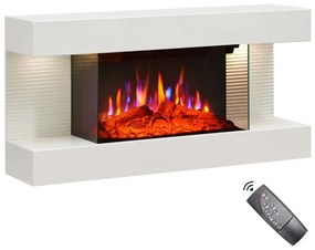 Ηλεκτρικό Τζάκι Επιτοίχιο 1800W Λευκό 3 Όψεων Balderia Ira R-EF463A Sieline-R-EF463A-Λευκό R-EF463A