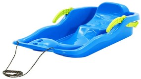 vidaXL Έλκηθρο με Φρένα Μπλε 87 x 40 x 18 εκ. από Πολυπροπυλένιο