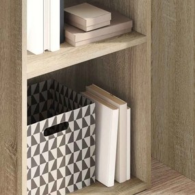 vidaXL Βιβλιοθήκη Sonoma Δρυς 40x30x152 εκ. από Επεξεργασμένο Ξύλο